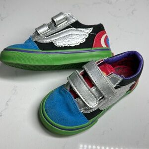 VANS Marvel Avengers Old Skool Sneakers Toddlers Size 6.5
